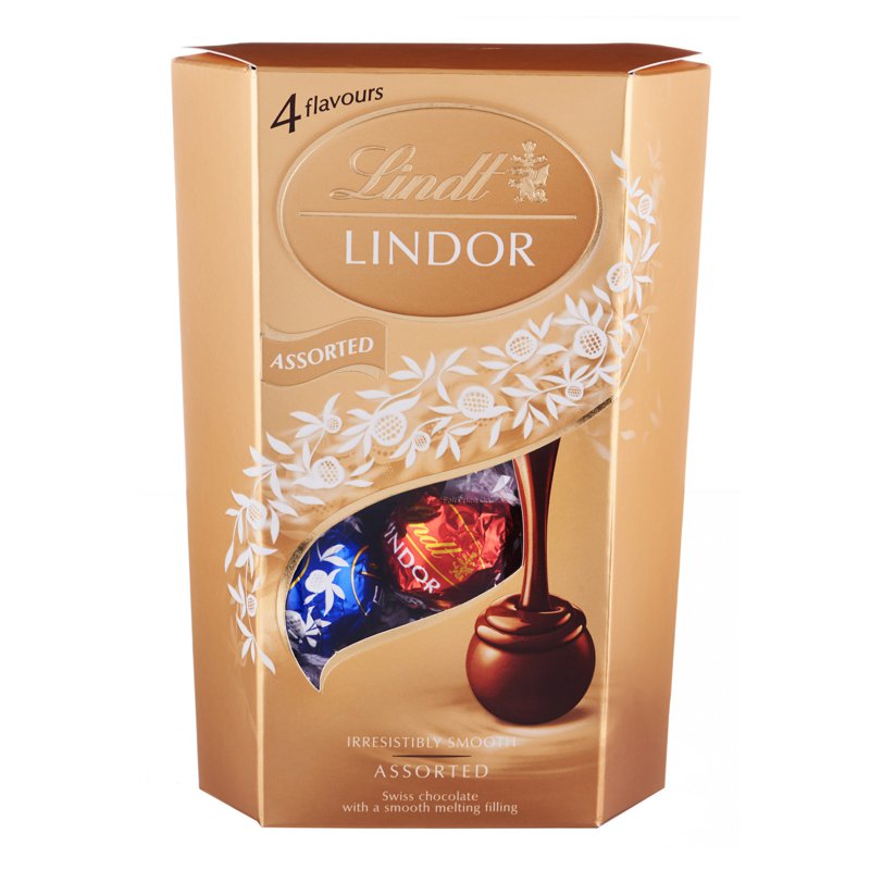 Lindt Lindor Cornet Chocolate Balls - Assorted 200g
