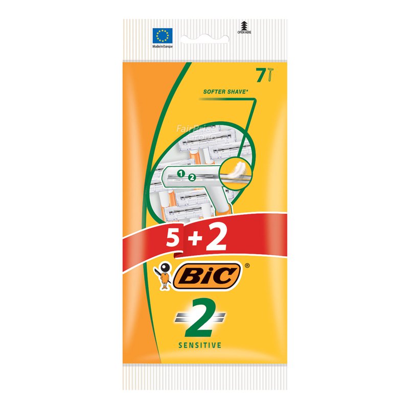 BIC Disposable Razor (2 Blades) 5 per pack