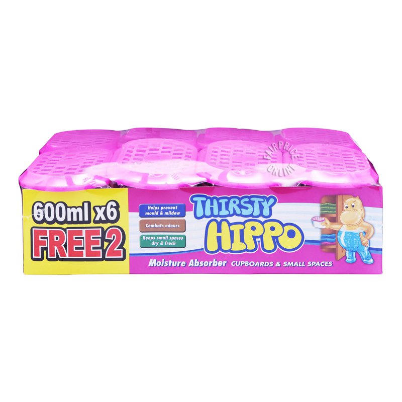 Thirsty Hippo Moisture Absorber 6 + free