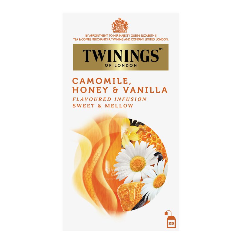 Twinings Flavoured Infusion Teabags - Camomile- Honey & Vanilla