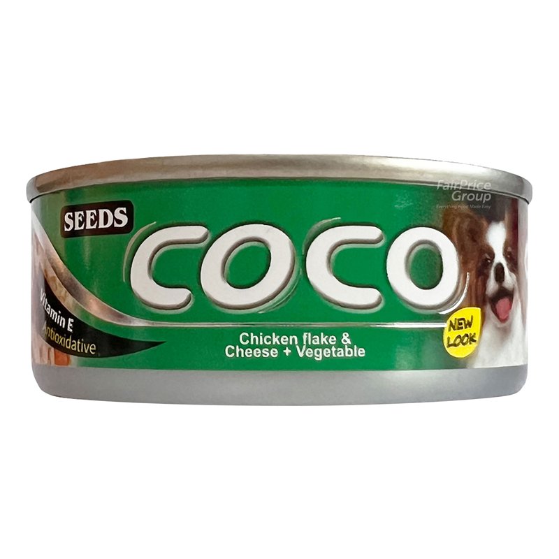 Coco Dog Can Food - Chicken Flake, Cheese & Vegetable