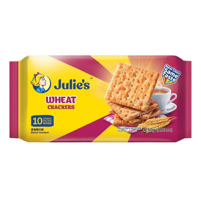 Julie's Crackers - Wheat (10 per pack)