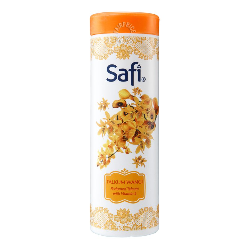 Safi Perfumed Talcum Powder - Yellow