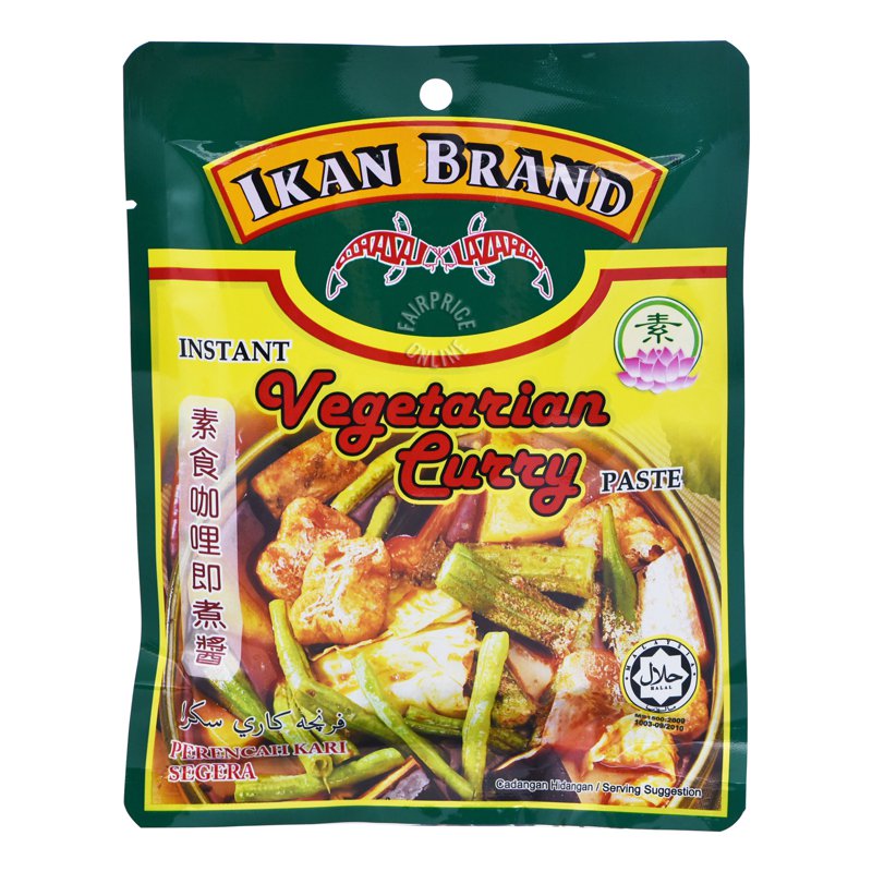 Ikan Brand Instant Curry Paste - Vegetarian