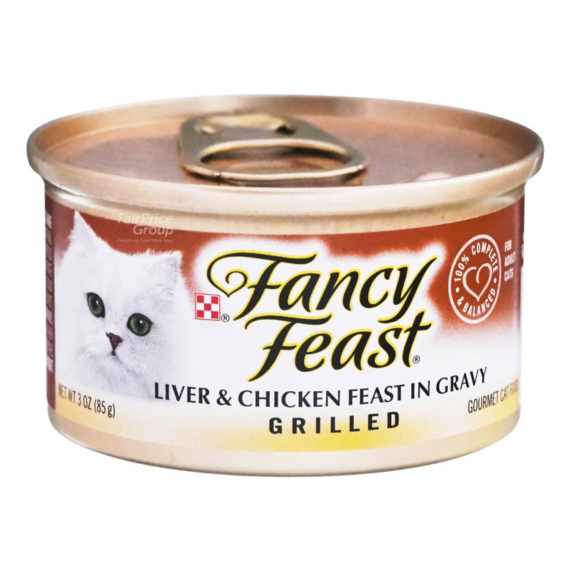 Fancy Feast Grilled in Gravy Cat Food - Liver & Chicken