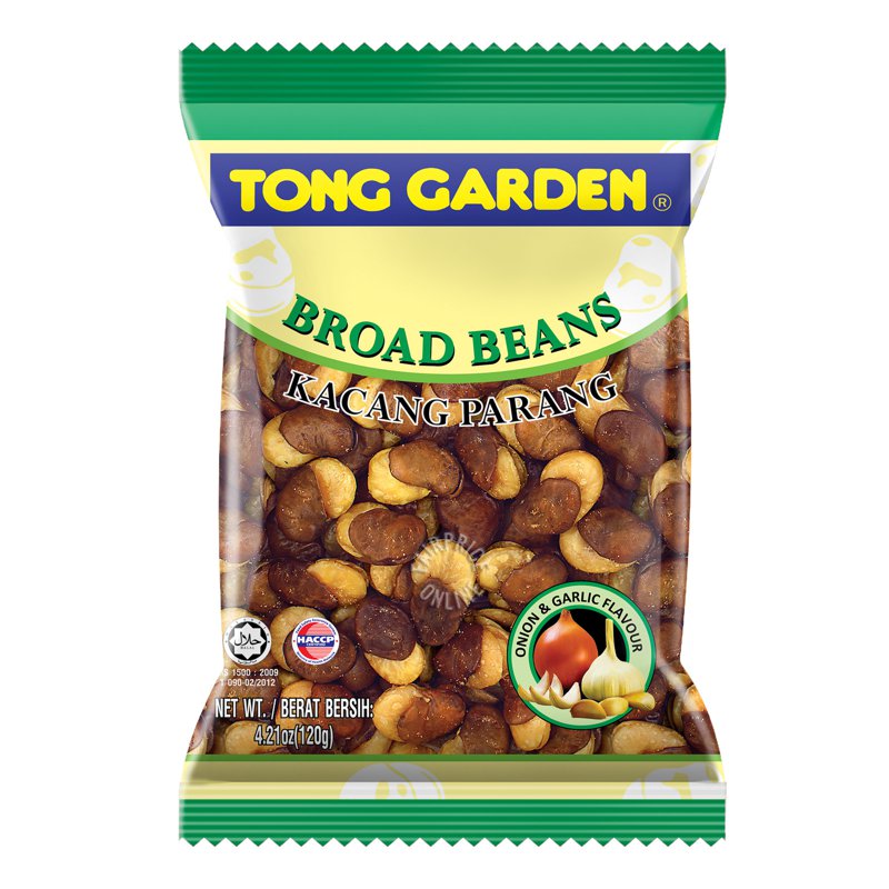 Tong Garden Broad Beans - Onion & Garlic with Skin