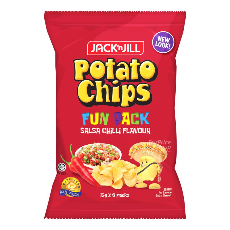 Jack 'N Jill Potato Chips - Salsa Chili (Funpack)