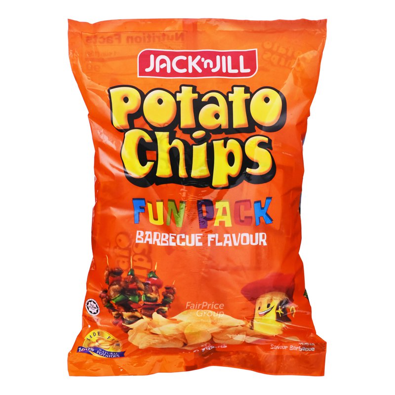 Jack 'N Jill Potato Chips - Barbecue (Funpack)
