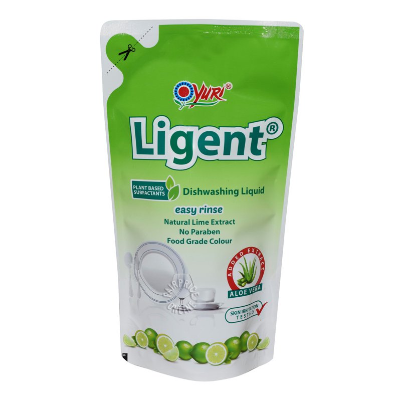 Yuri Ligent Dishwashing Detergent Refill - Lime