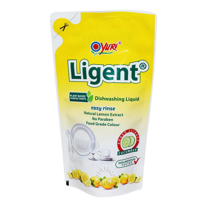 Yuri Ligent Dishwashing Detergent Refill - Lemon