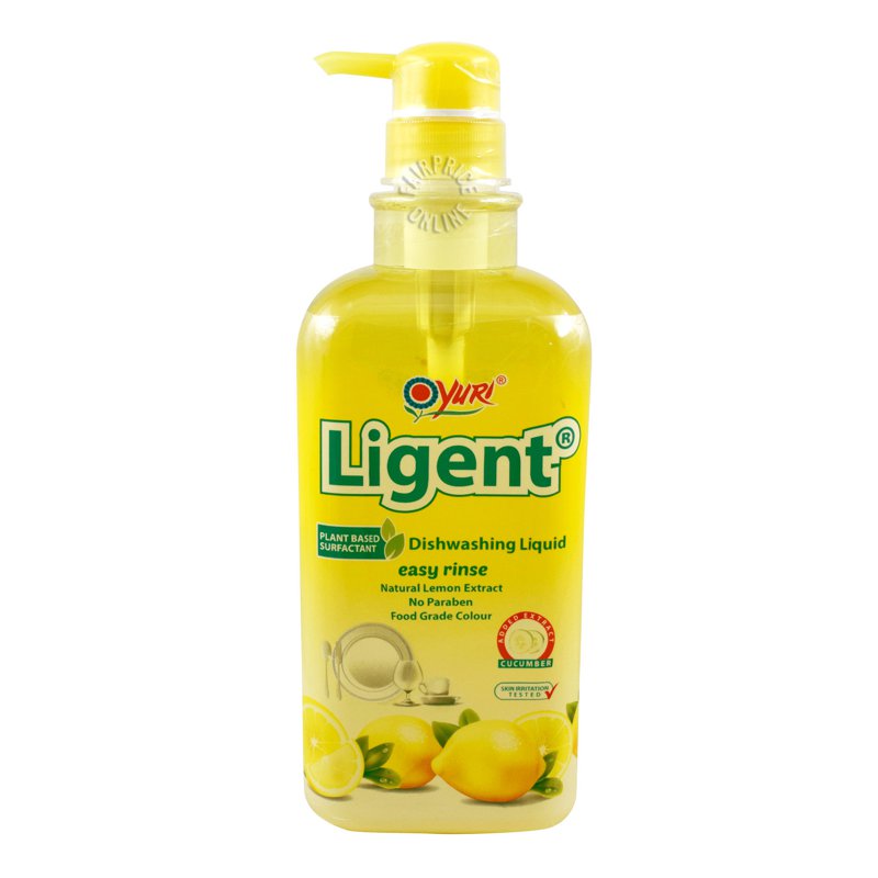 Yuri Ligent Dishwashing Detergent Pump - Lemon