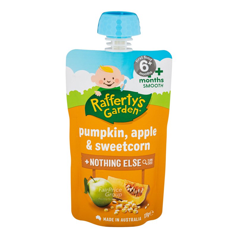 Rafferty'S Garden Baby Food - Pumpkin, Apple & Sweetcorn