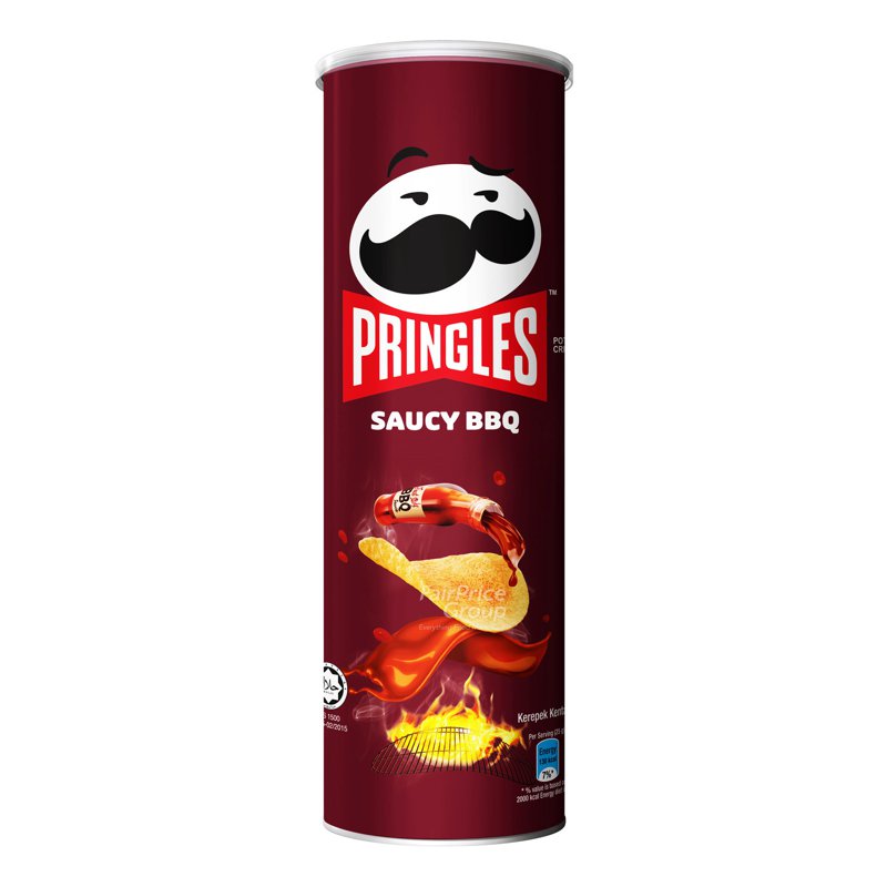 Pringles Potato Crisps - Saucy Bbq