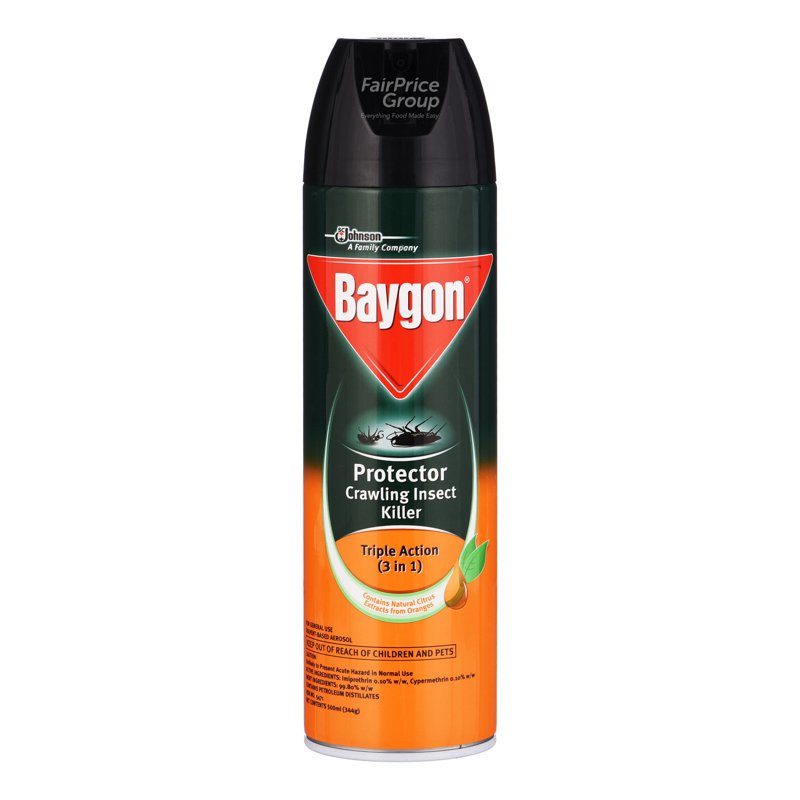 Baygon Protector Crawling Insect Killer - Triple Action 500ml