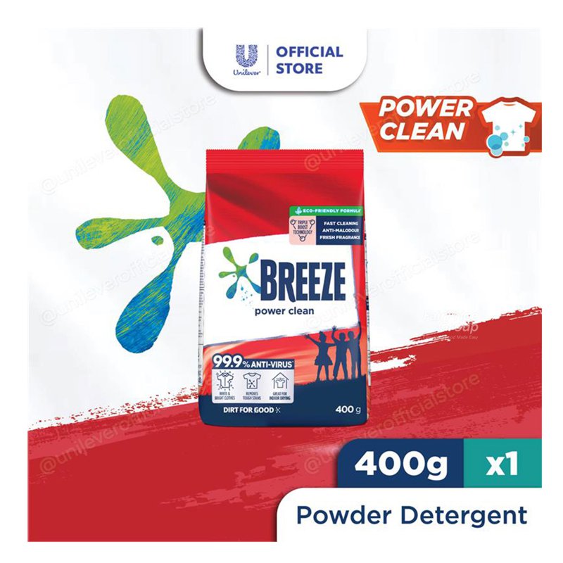 Breeze Powder Detergent - Power Clean