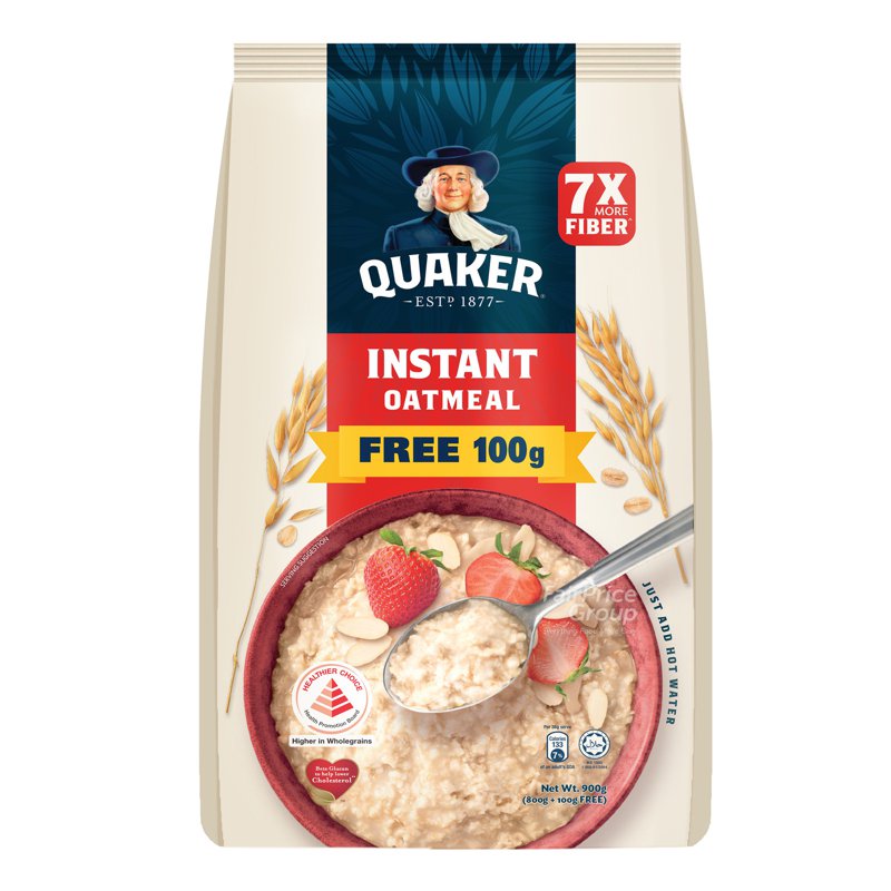 Quaker Oats Instant Oatmeal - Smooth & Creamy (Free ) + free