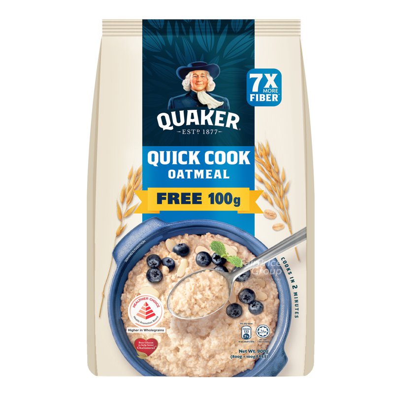 Quaker Quickcook Oatmeal - Hearty Supreme (Free ) + free