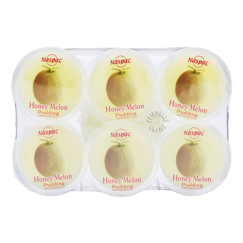 Naspac Pudding with Nata De Coco Cup - Honey Melon