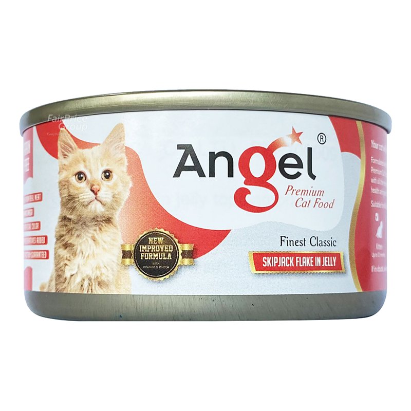 Angel Premium Cat Can Food - Skipjack Flake in Jelly