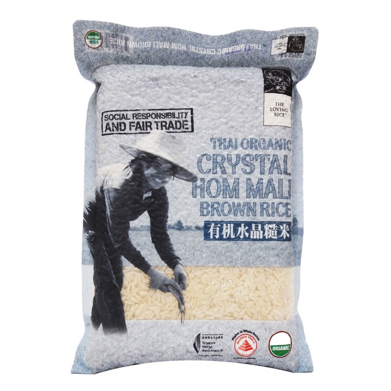 Chang Thai Organic Hom Mali Brown Rice - Crystal