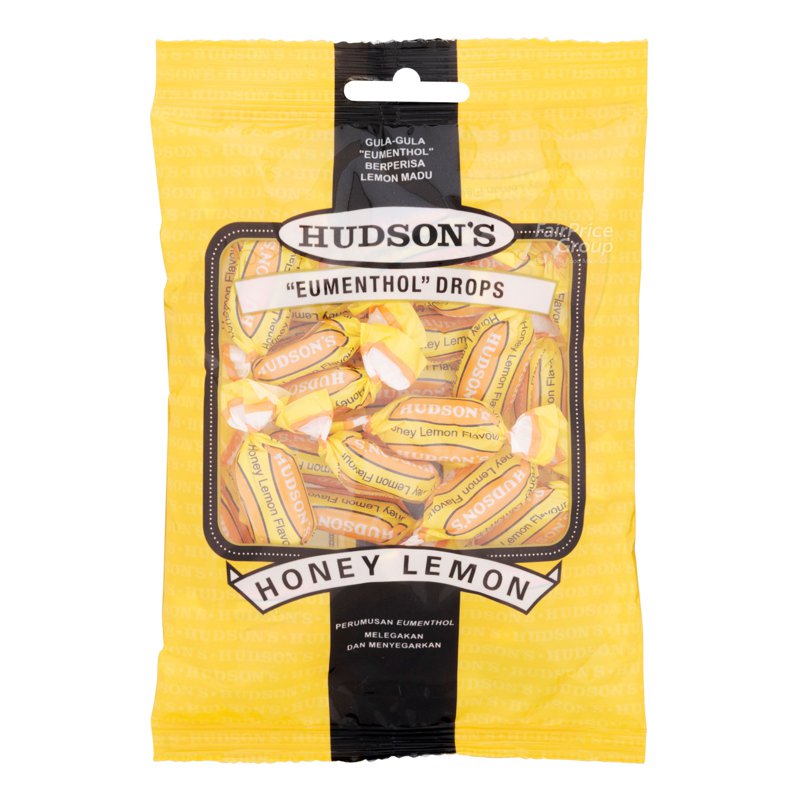 Hudson's Eumenthol Candy Drops - Honey Lemon 100g