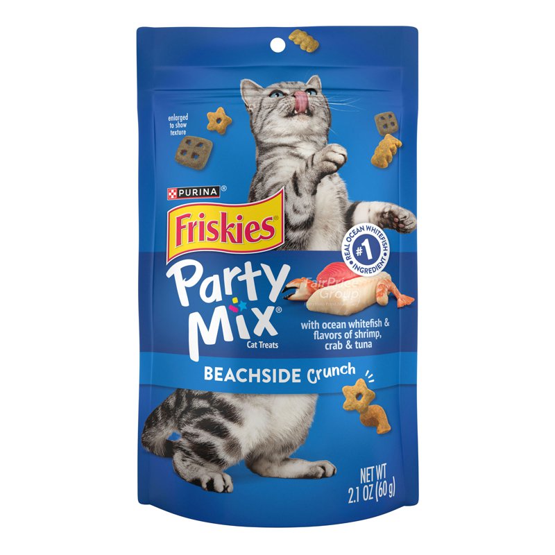 Friskies Party Mix Cat Treats - Beachside Crunch 60g