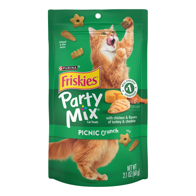Friskies Party Mix Cat Treats - Picnic Crunch 60g
