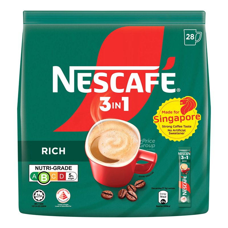 Nescafe 3 in 1 Instant Coffee - Rich