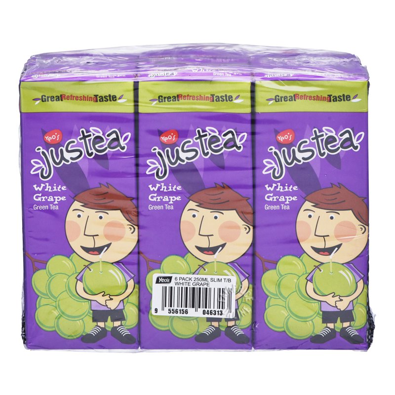 Yeo'S Justea Packet Drink - White Grape Green Tea