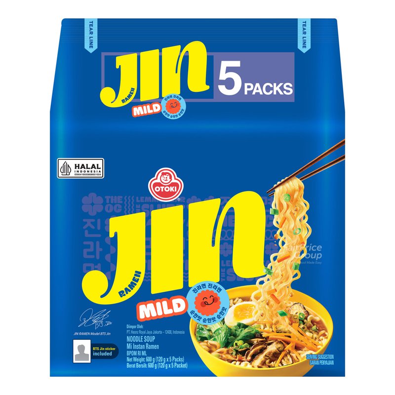 OTOKI Ottogi Korean Instant Noodle - Jin Ramen (Mild)
