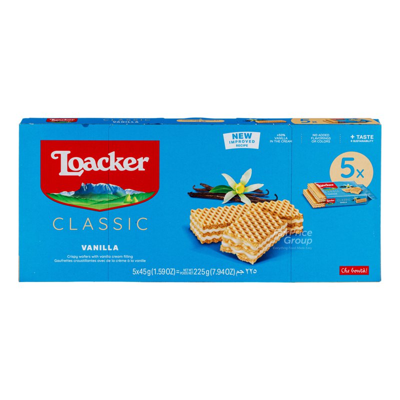 Loacker Crispy Wafers - Vanilla