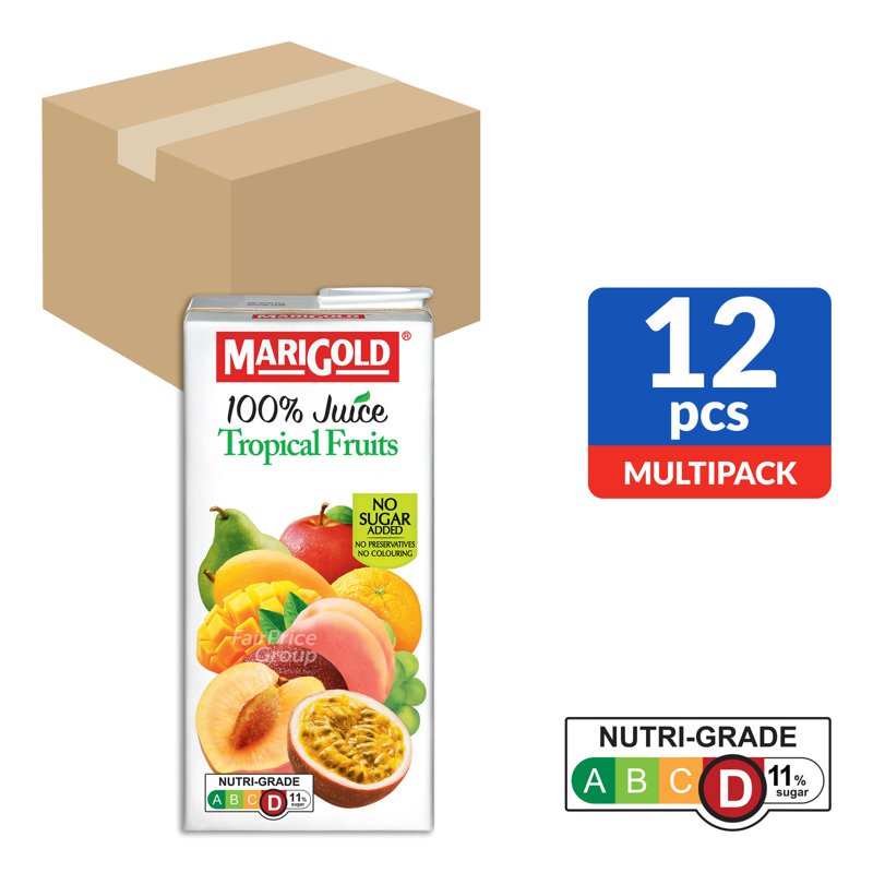 Marigold 100% Juice - Tropical Fruits (Ctn)
