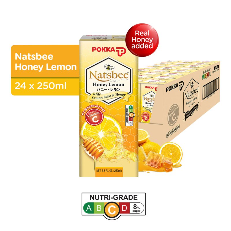 Pokka Packet Drink - Natsbee Honey Lemon (Ctn)