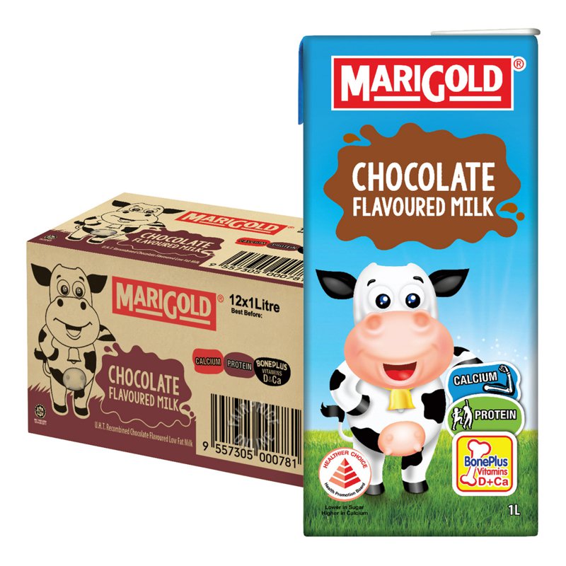 Marigold Uht Packet Milk - Chocolate (Ctn)