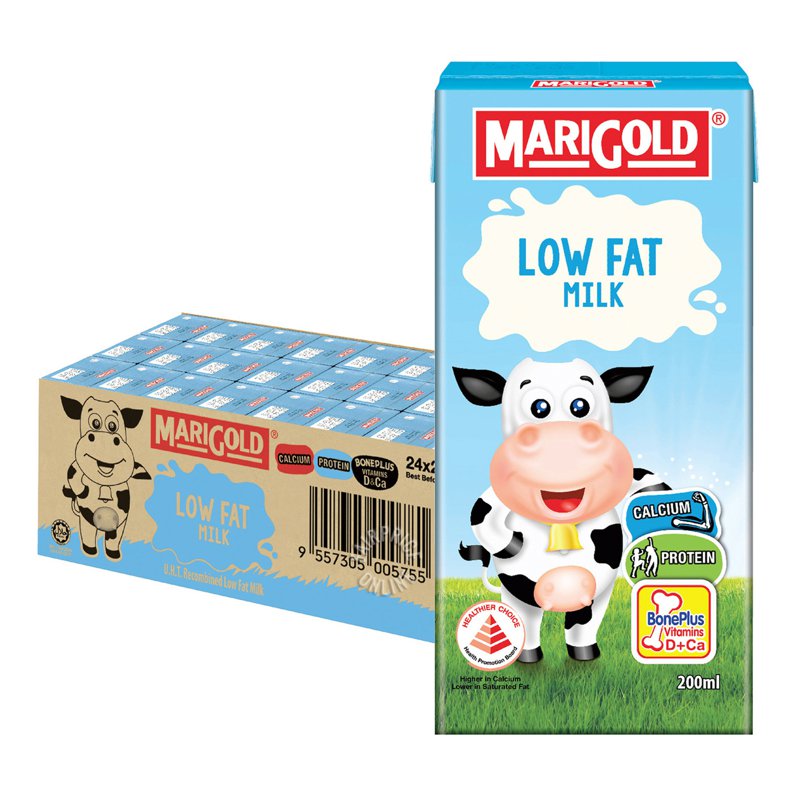Marigold Uht Packet Milk - Low Fat (Ctn)