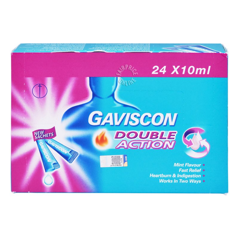 Gaviscon Double Action Sachet 24 x 10ml