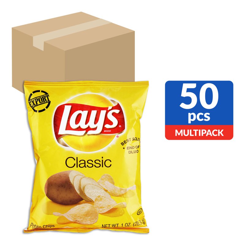 Lay's Potato Chips - Classic 50 x 28.3g (CTN)