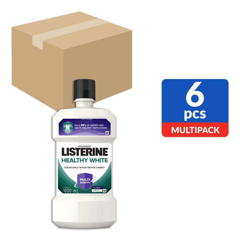 Listerine Multi-Action Mouthwash - Healthy White (Ctn)