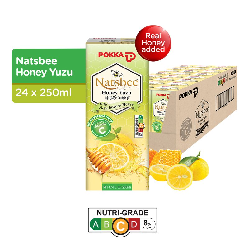 Pokka Packet Drink - Natsbee Honey Yuzu (Ctn)
