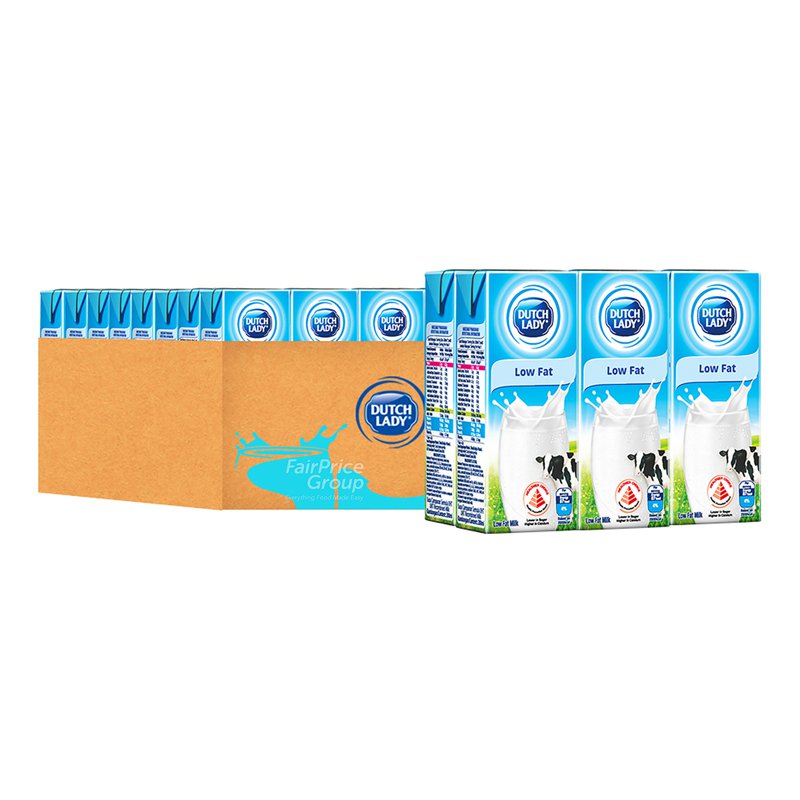 Dutch Lady Pure Farm Uht Low Fat Milk (Ctn)