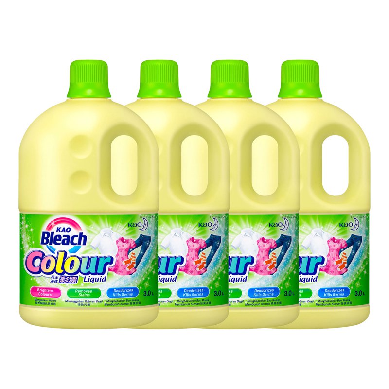 Kao Bleach Liquid - Colour 4 x 3L (CTN)