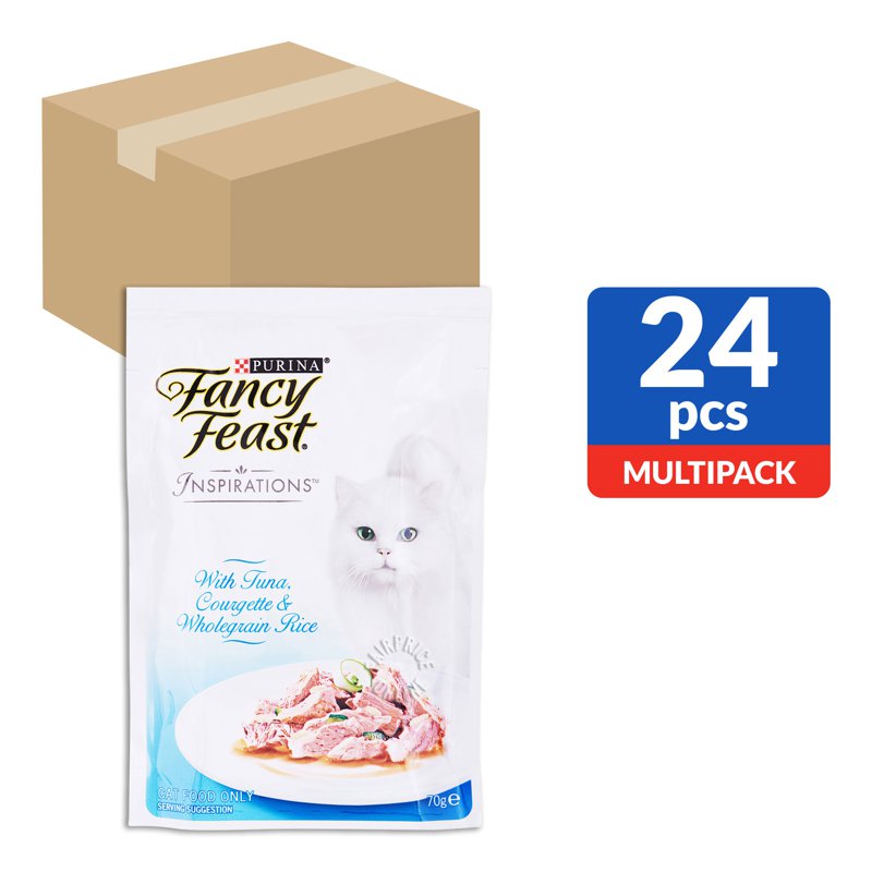 Fancy Feast Cat Food - TunaCourgette & WholegrainRice (Ctn)