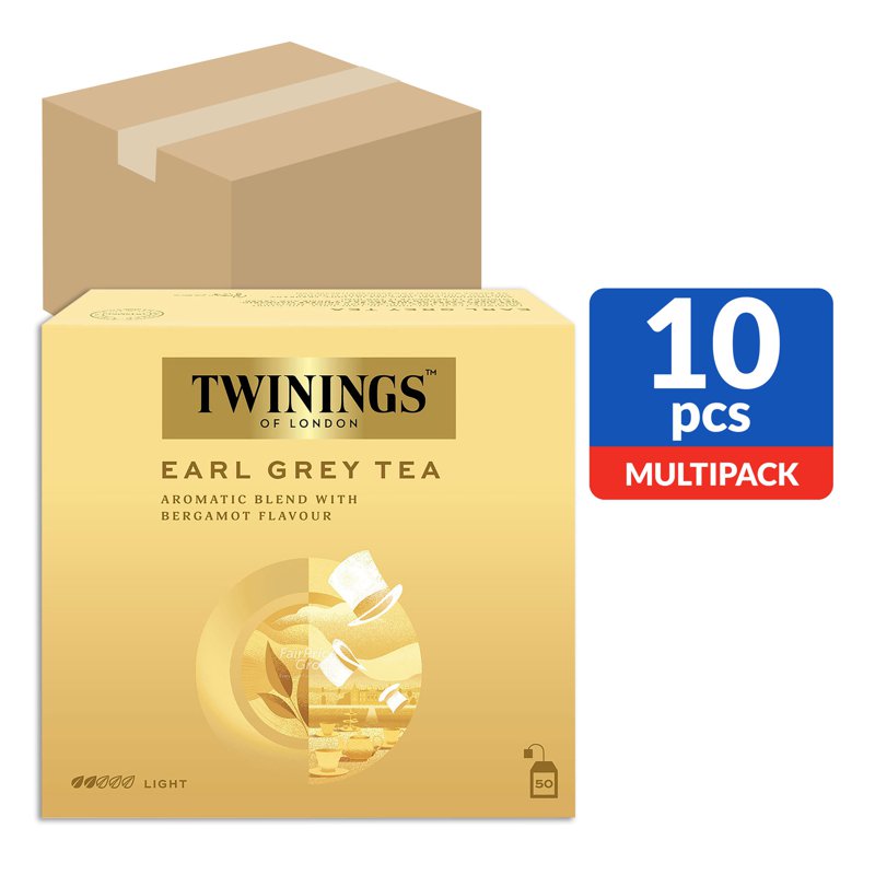 Twinings Teabags - Earl Grey 10 x 50 per pack (CTN)