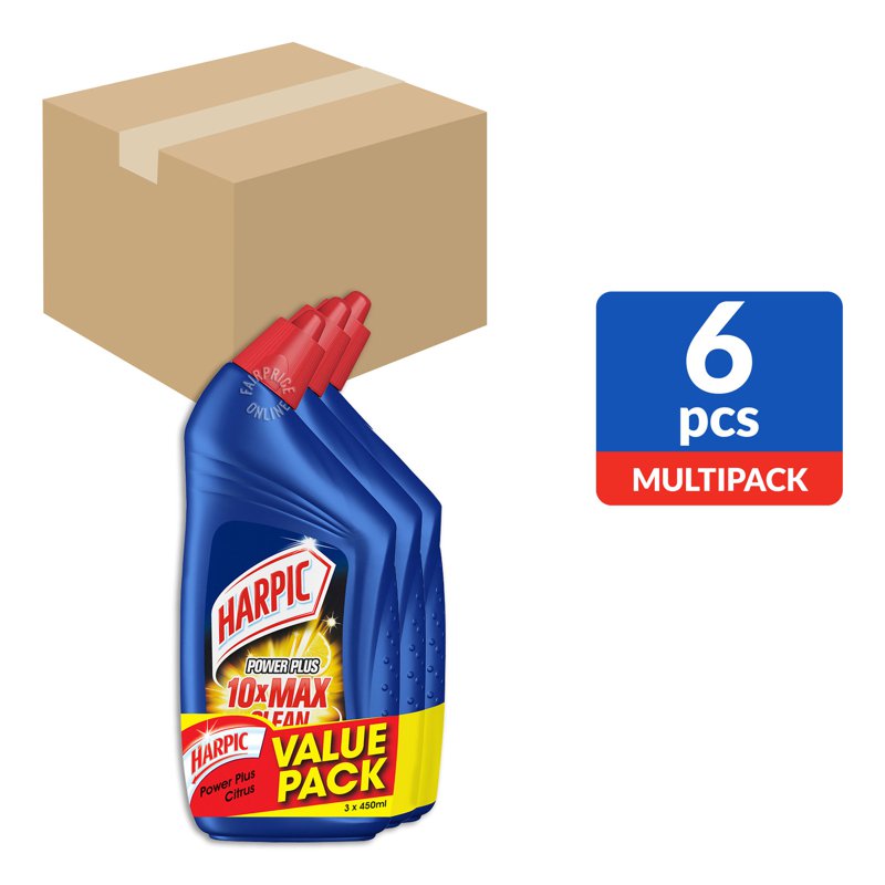 Harpic Toilet Cleaner Liquid - Power Plus Citrus (Ctn)