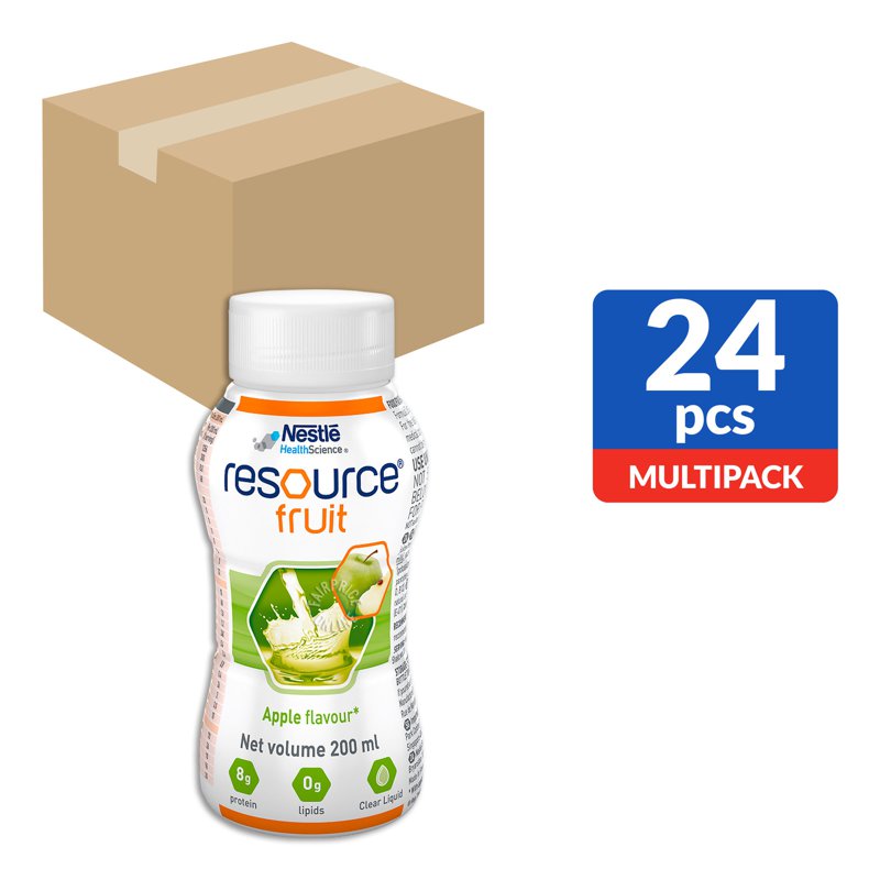 RESOURCE Nestle Health Science RESOURCE Fruit Drink - Apple (Ctn)