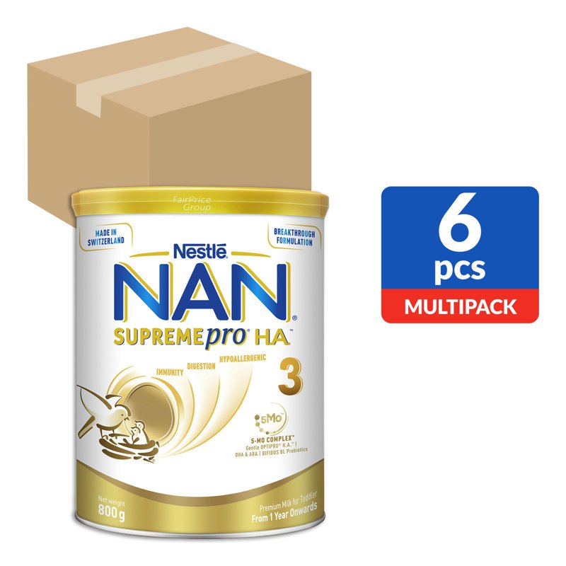 Nestle Nan Supremepro H.A Milk Formula - Stage 3 (Ctn)