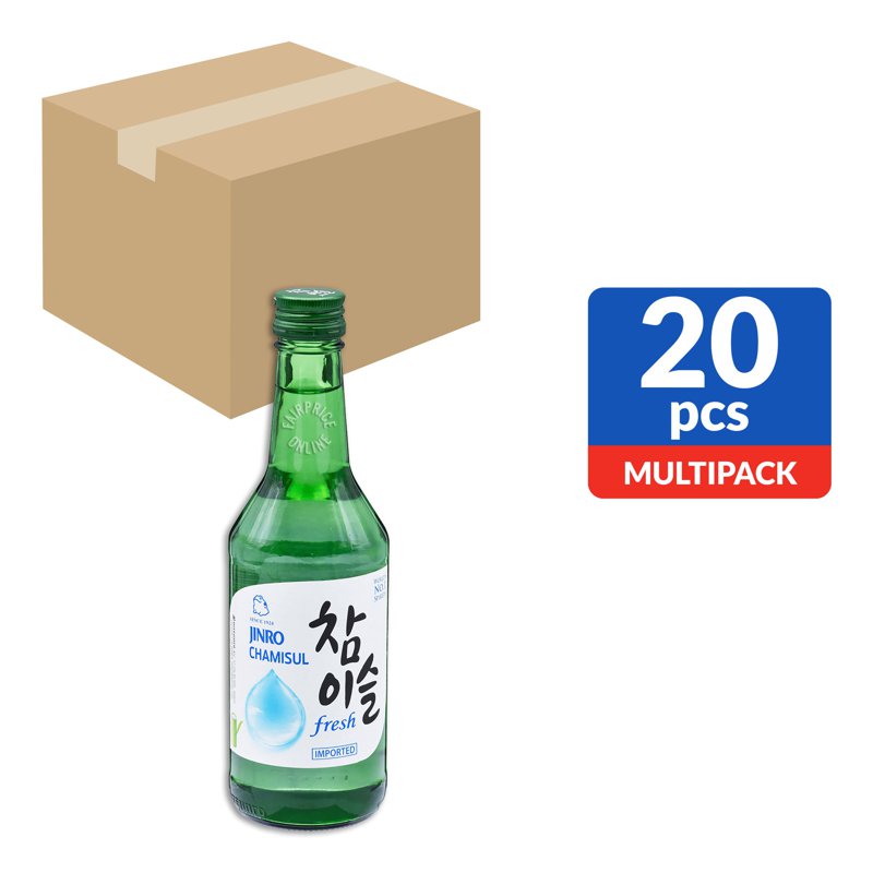 Jinro Chamisul Bottle Soju - Fresh (Ctn)