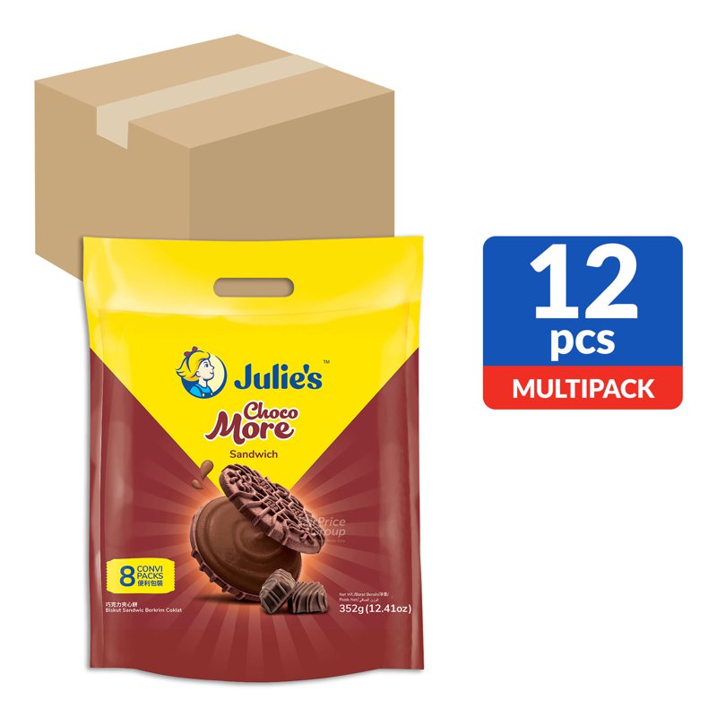 Julie's Sandwich Biscuits - Choco More (Ctn)