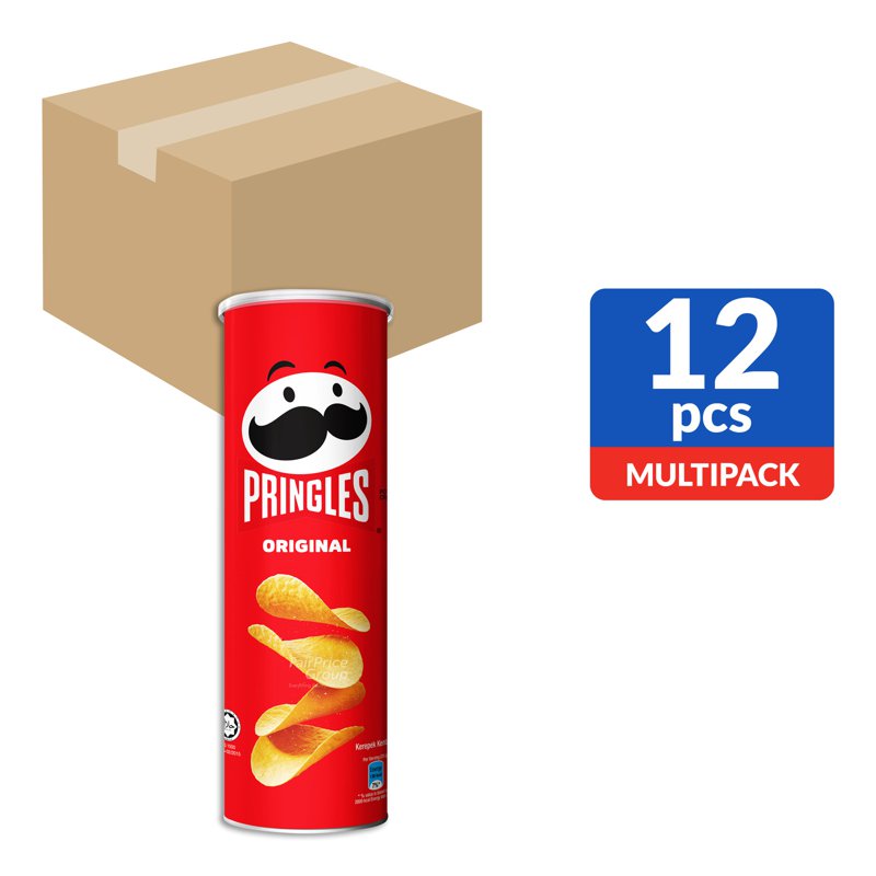 Pringles Potato Crisps - Original (Ctn)