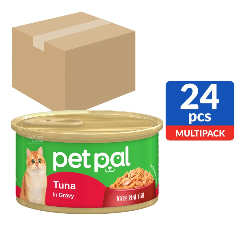 PETPAL Cat Can Food - Tuna in Gravy